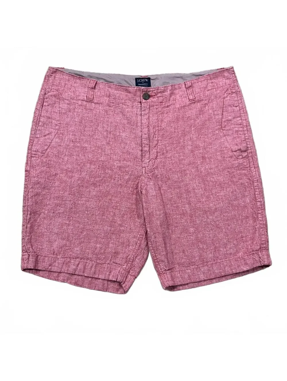 J. Crew Gramercy Linen Cotton Blend Shorts Red Size 36